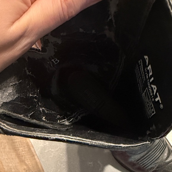 Ariat Black and Blue Cowboy Boots - Picture 6 of 10